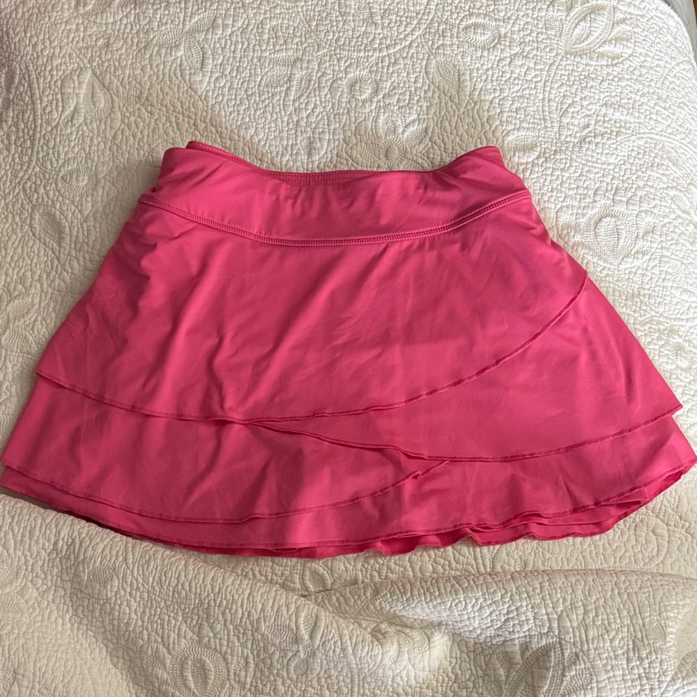 Flattering JoFit Pink Layered Active Skort - Women